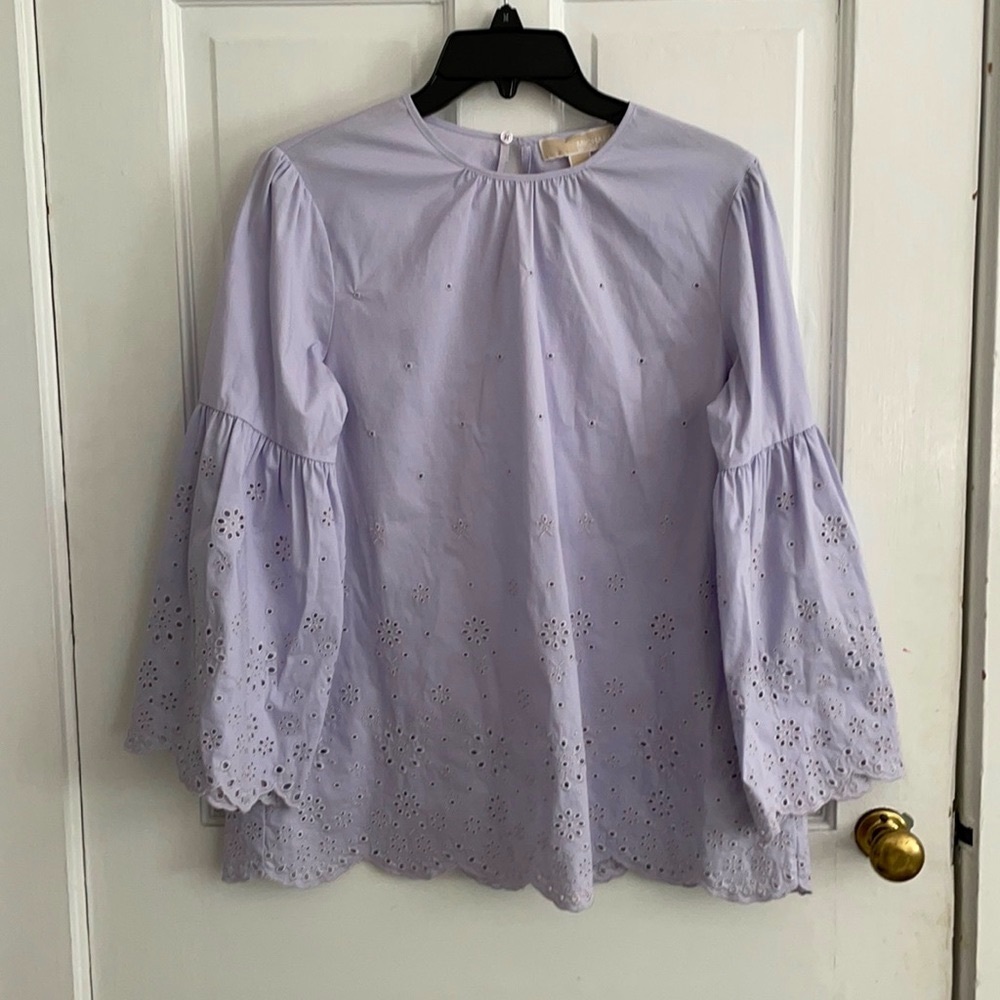 Michael Kors peplum sleeve top